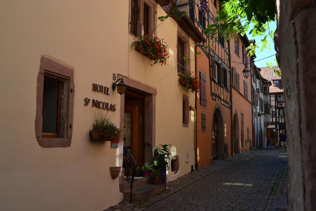 Hôtel le Saint Nicolas Riquewihr Esterno foto