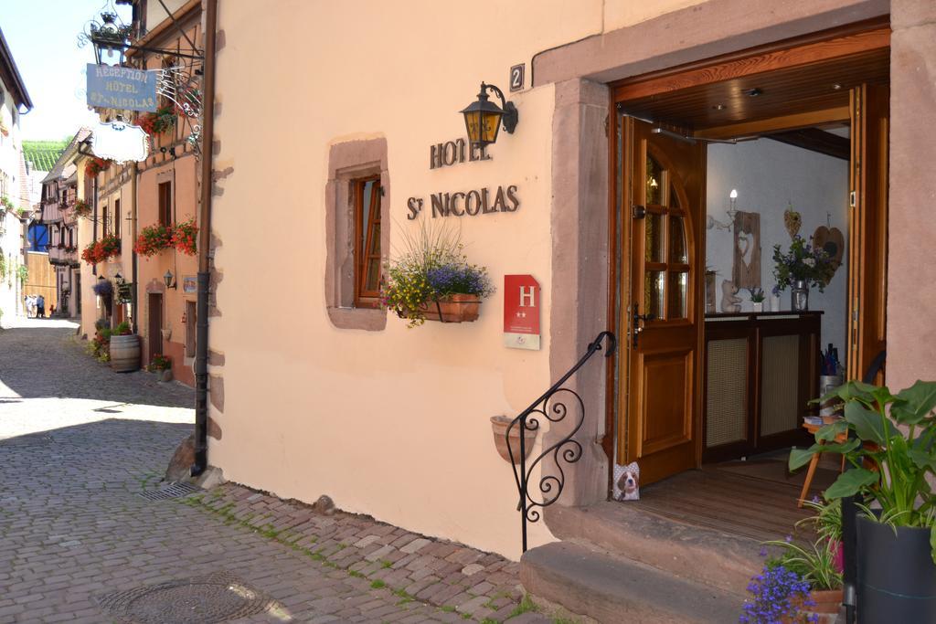 Hôtel le Saint Nicolas Riquewihr Esterno foto
