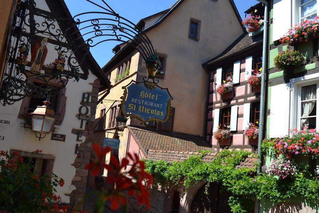 Hôtel le Saint Nicolas Riquewihr Esterno foto