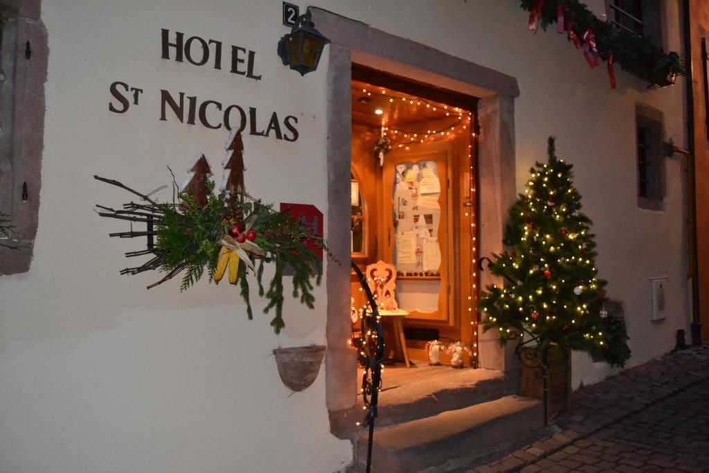 Hôtel le Saint Nicolas Riquewihr Esterno foto