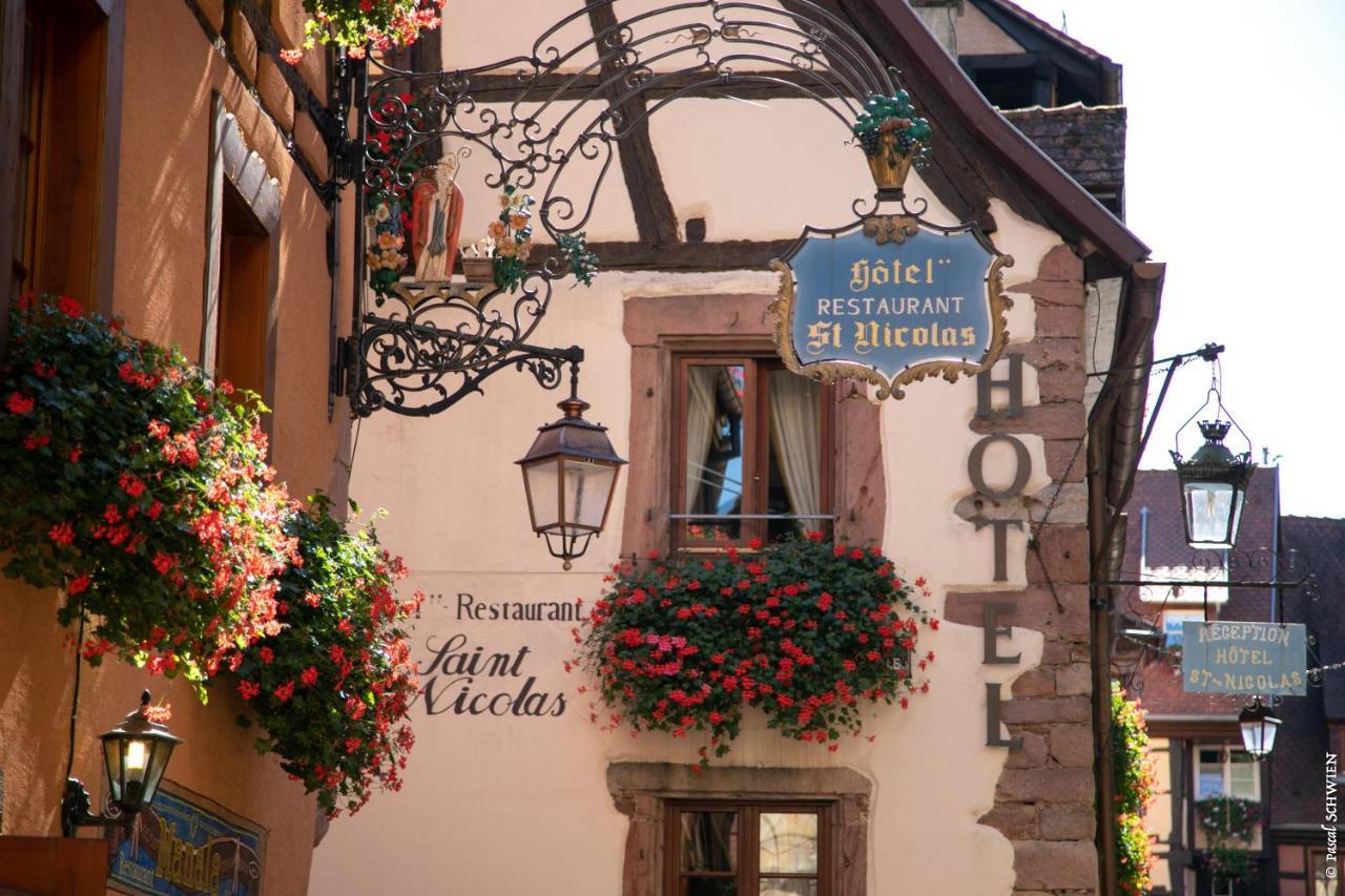 Hôtel le Saint Nicolas Riquewihr Esterno foto