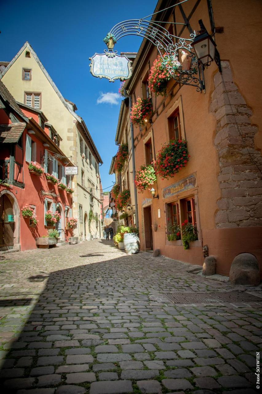 Hôtel le Saint Nicolas Riquewihr Esterno foto