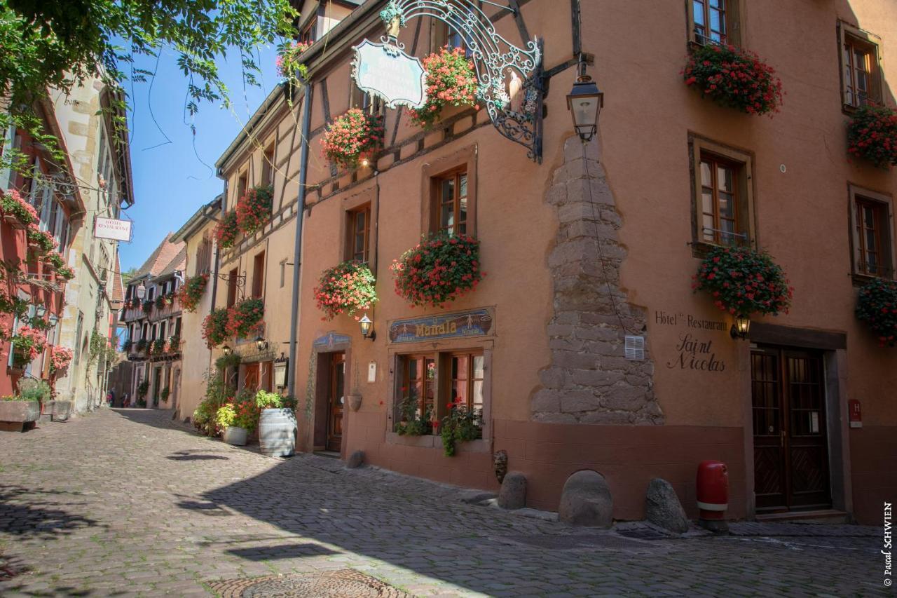 Hôtel le Saint Nicolas Riquewihr Esterno foto