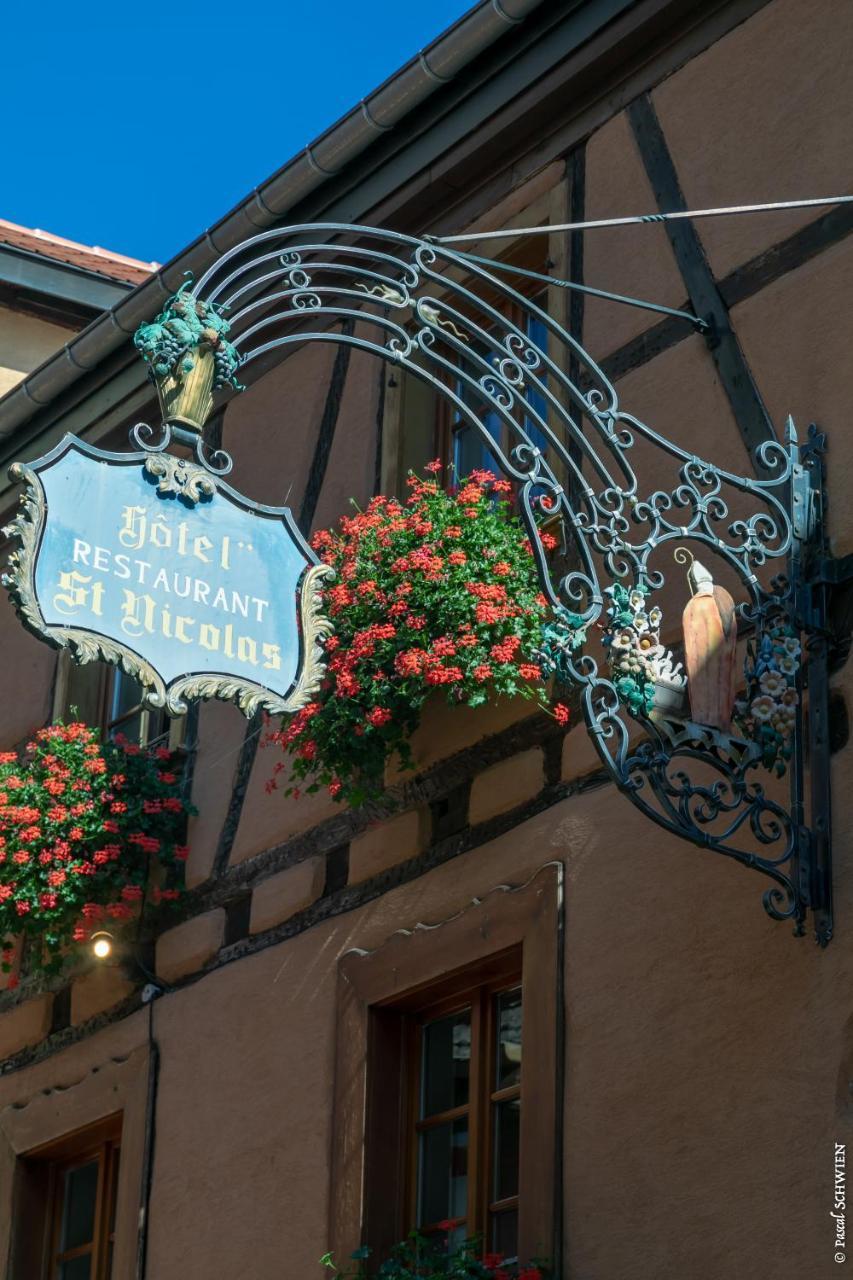 Hôtel le Saint Nicolas Riquewihr Esterno foto