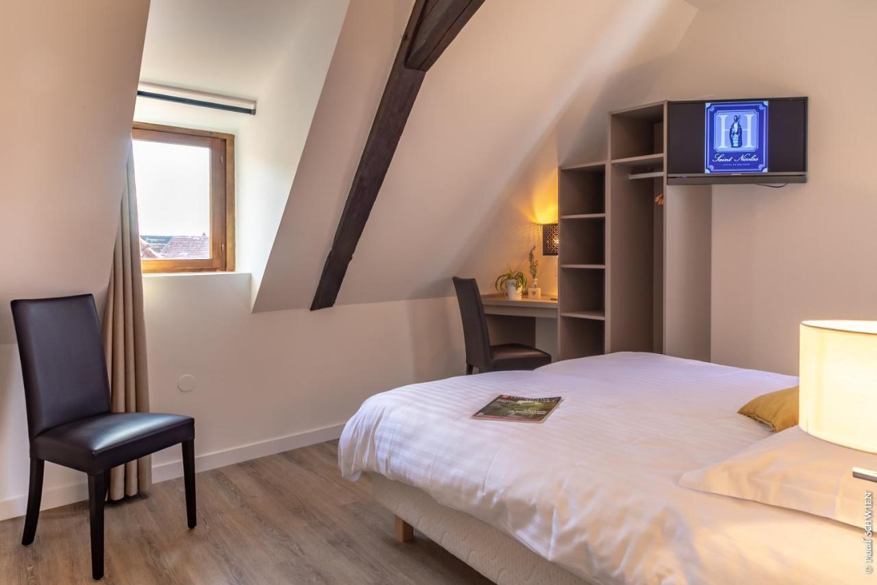 Hôtel le Saint Nicolas Riquewihr Esterno foto