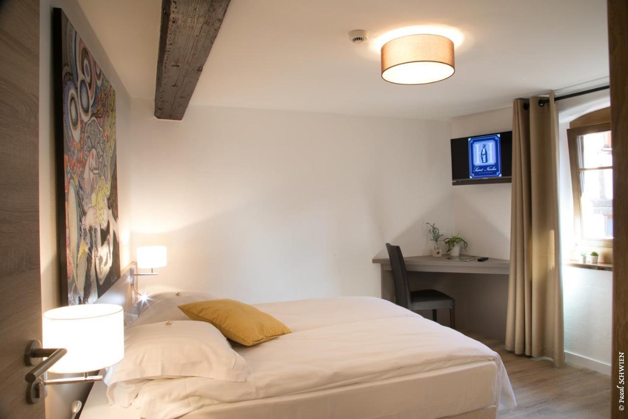 Hôtel le Saint Nicolas Riquewihr Esterno foto