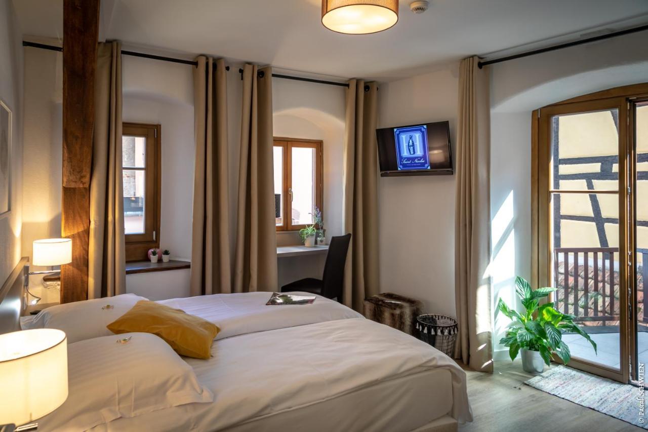 Hôtel le Saint Nicolas Riquewihr Esterno foto